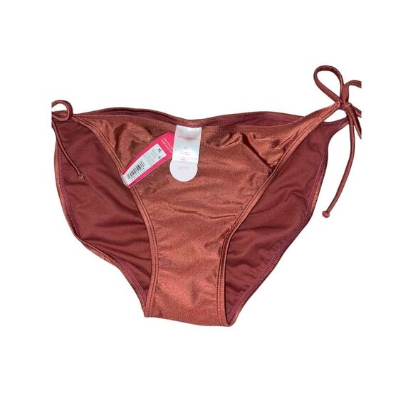 Xhilaration Women's XL Rust Red String Bikini Bottom Adjustable Ties - Picture 8 of 9
